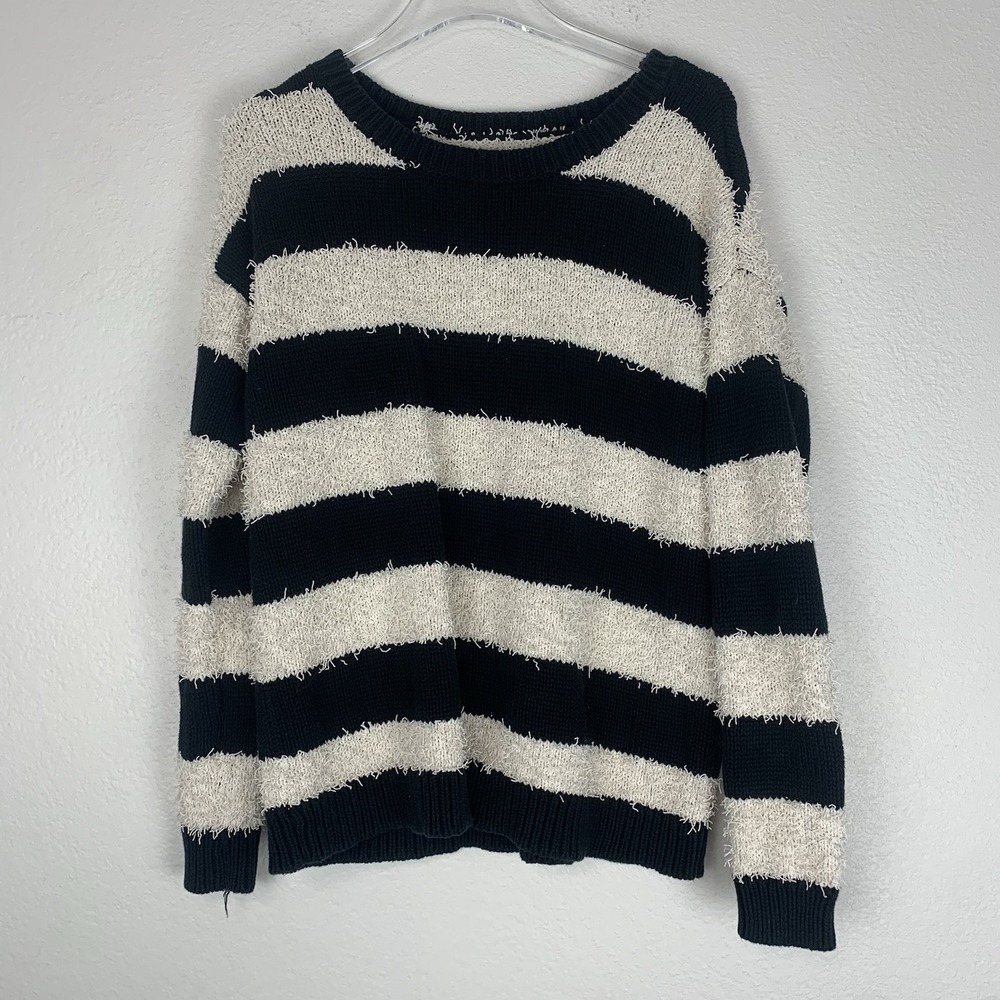 American Eagle Sweater Womens Small Vintage Boyfriend Cozycore Fuzzy Yarn S